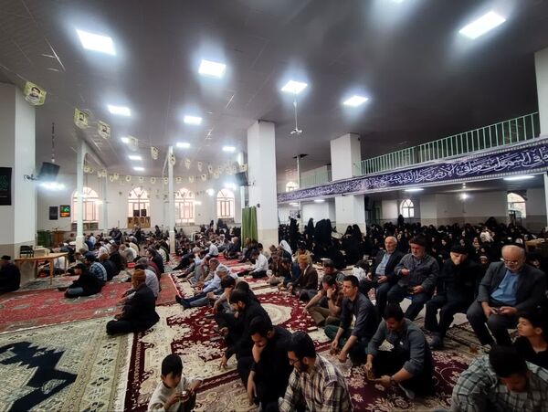 مراسم دعای عرفه در شهر درق