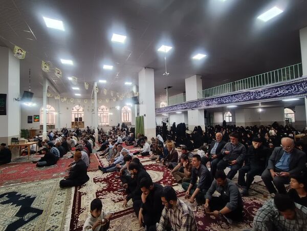 مراسم دعای عرفه در شهر درق