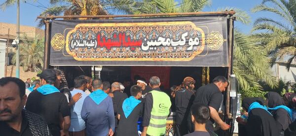 حضور کاروان زائر اولی‌های قم در کربلا