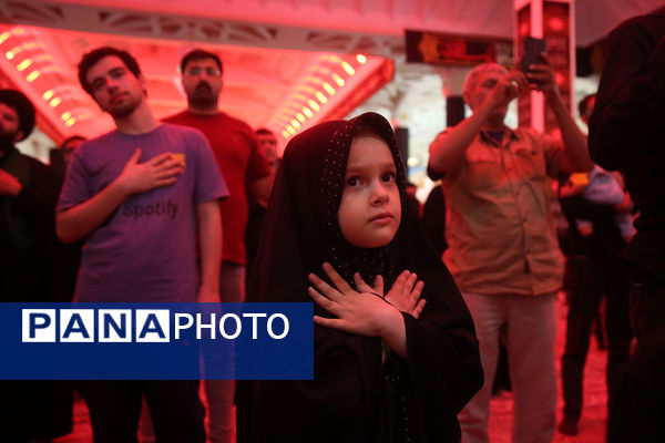 عزاداری شهادت دختر سه ساله امام حسین(ع) در قم