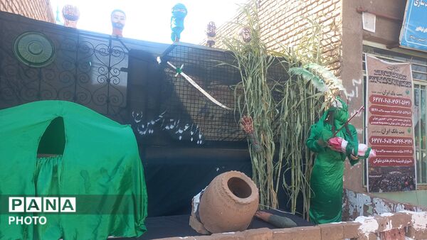 مراسم تعزیه حسینی در روستای فدیشه