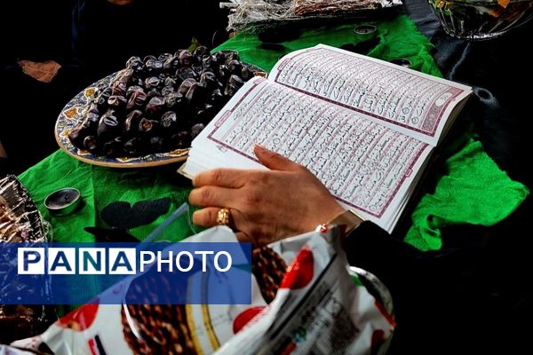 مراسم به مناسبت ایام فاطمیه در دبیرستان پروین اعتصامی اسلامشهر