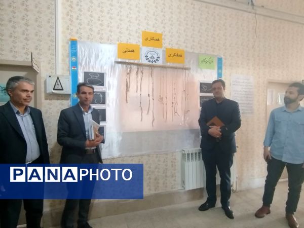 بازدید معاون فعالیت‌های تشکیلاتی سازمان دانش‌آموزی از مدارس تمام تشکیلاتی مدارس خدابنده