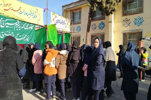  جشن نیمه شعبان در آموزشگاه شهید مجید دهنوی نیشابور 