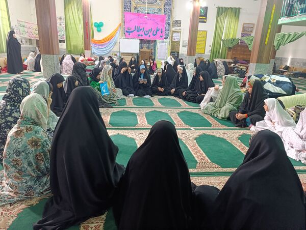 اعتکاف دانش‌آموزی در شهرستان سملقان 