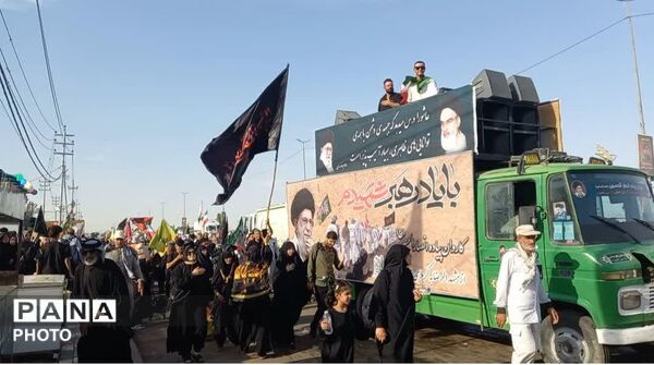 دلدادگی خادمان کودک و نوجوان در پیاده روی نجف به کربلا