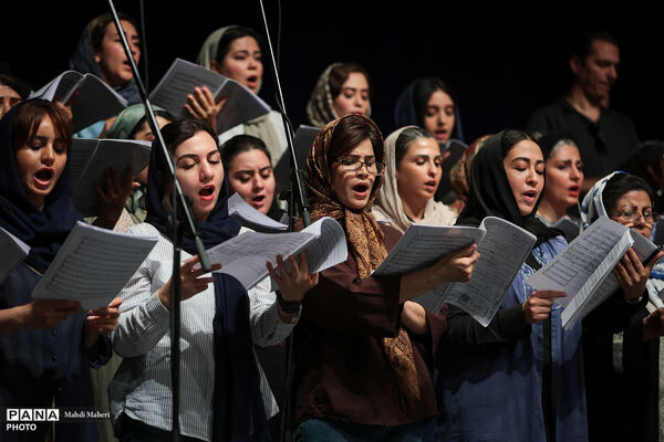 تمرین ارکستر سمفونیک تهران
