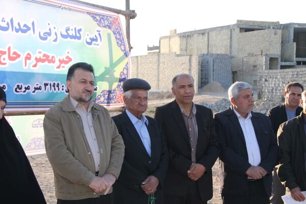 برگزاری آیین کلنگ زنی2 پروژه خیر ساز در شهرستان بهبهان