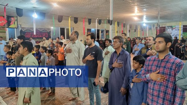 مراسم گرامیداشت شهید جهادگر حاج حمید حیدری در روستای مزرعه شهید بهشتی 