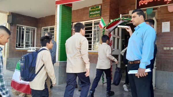 مراسم آیین بازگشایی مدرسه ابوریحان بیرونی