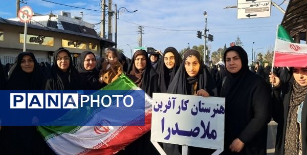 فریاد امت و راهپیمایی ۲۲ دی در شهرستان محمودآباد