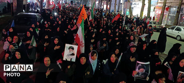 سوگواری مردم بجنورد در هفتین  شب شهادت امام شهیدشان