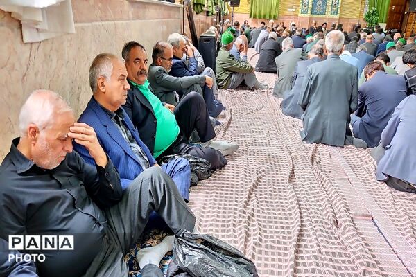 مراسم عزاداری شهادت امام جعفر صادق علیه السلام در حسینیه شهربار