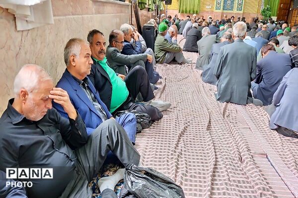 مراسم عزاداری شهادت امام جعفر صادق علیه السلام در حسینیه شهربار