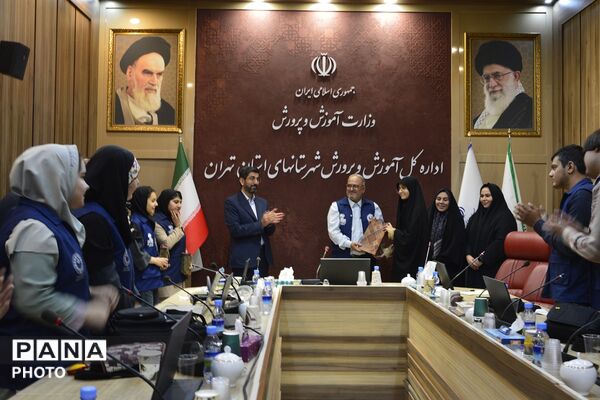 نشست خبری مدیرکل آموزش و پرورش شهرستان‌های استان تهران با خبرنگاران پانا