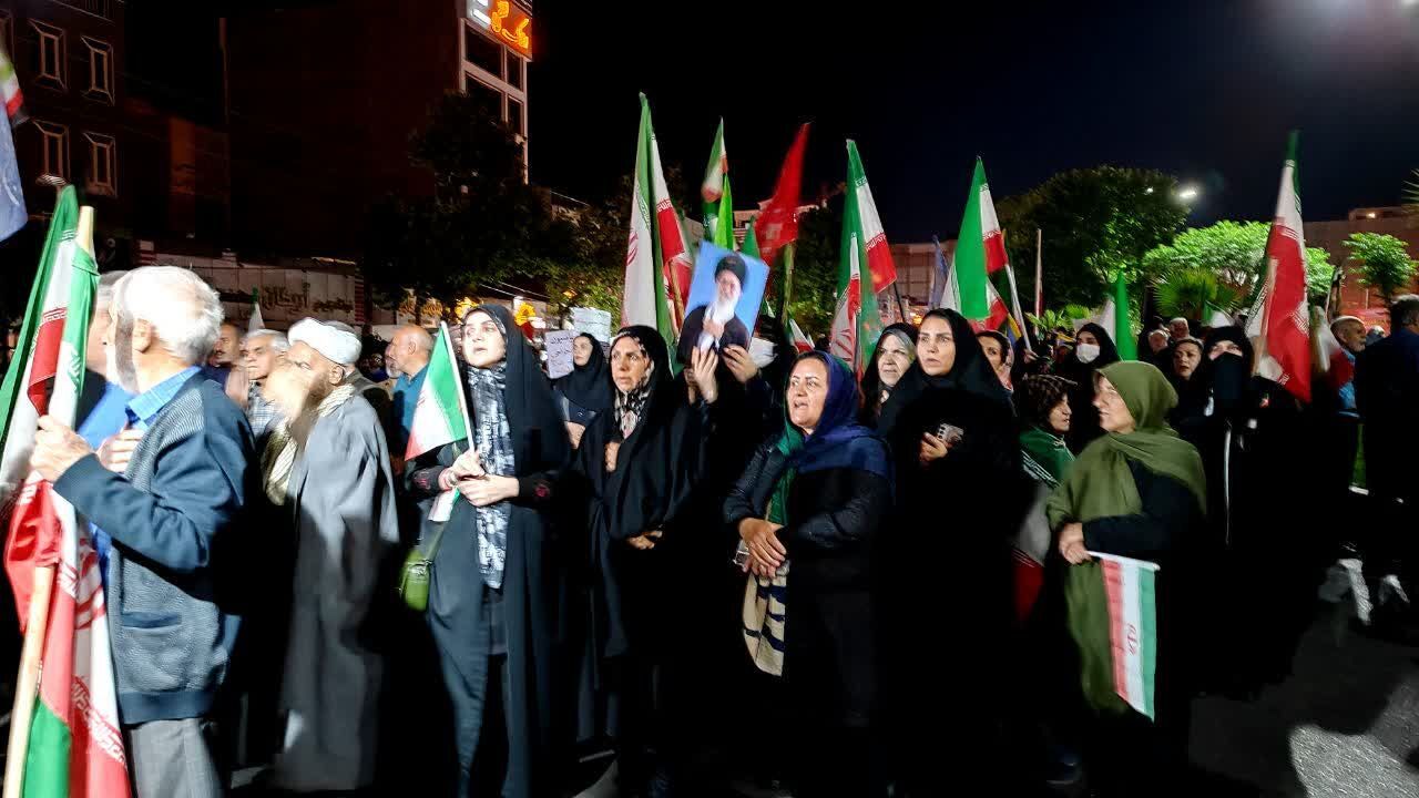 هشتادو پنجمین شور حضور مردم ساوجبلاغ در اجتماعات شبانه 