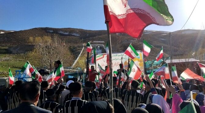 رزمایش سراسری جان فدا برای ایرانِ امام رضا در کوهرنگ 