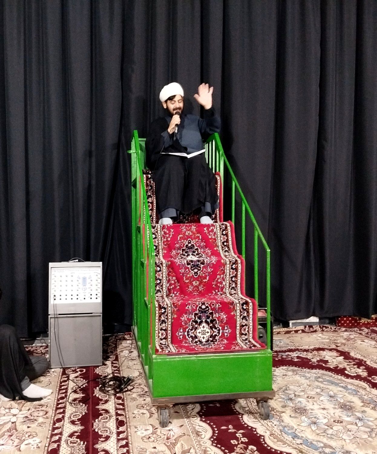 مراسم شب هشتم محرم  در مسجد صاحب الزمان (عج) نیشابور