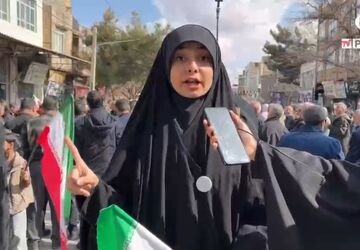حضور چشمگیر اقشار مختلف مردم شهرستان اسفراین در راهپیمایی روز جمعه 