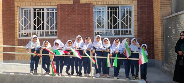 افتتاحیه مدرسه بازسازی شده ستارزاده شهرستان شیروان