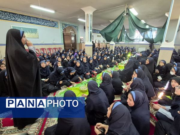 وقتی دبیرستان شهید همت بوی غربت حضرت مادر گرفت