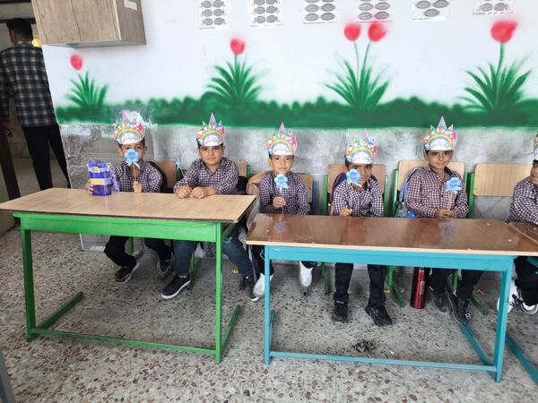 شور و شوق آغاز مدرسه؛ جشن به‌یادماندنی کلاس‌اولی‌ها در روستای مزرعه