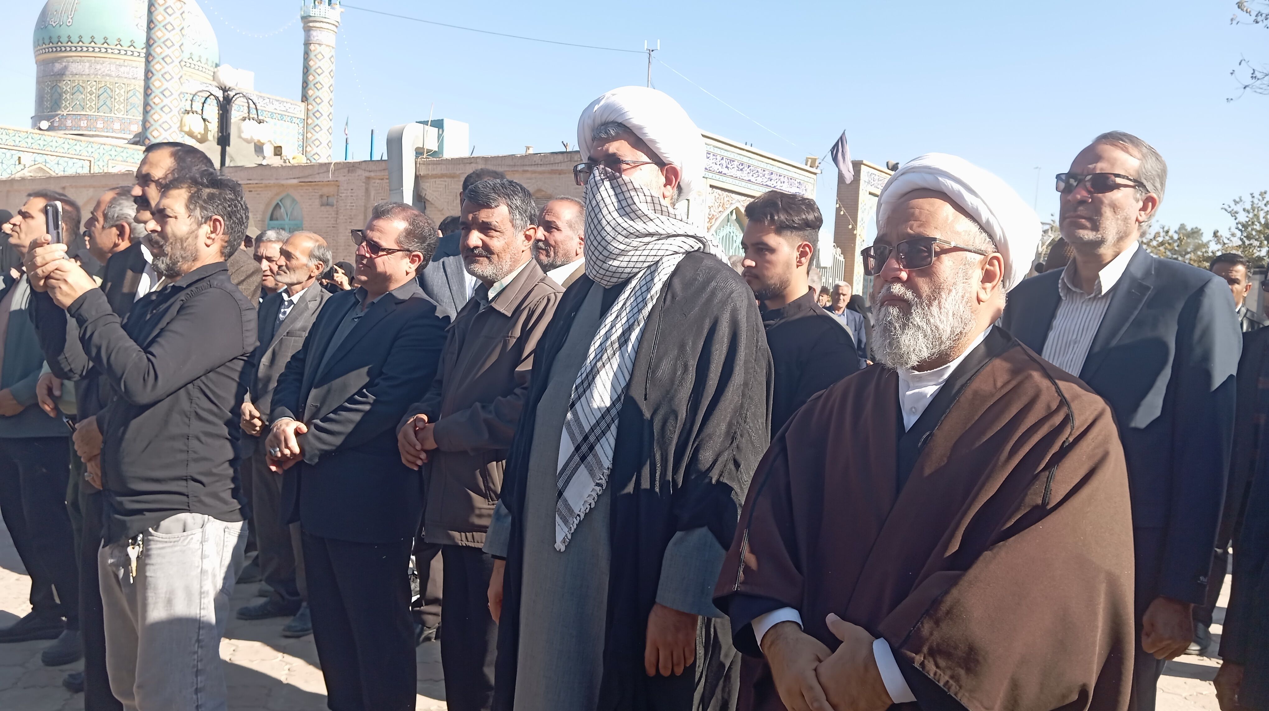 مراسم تشییع پیکر شهید گمنام  در شهرستان کاشمر 
