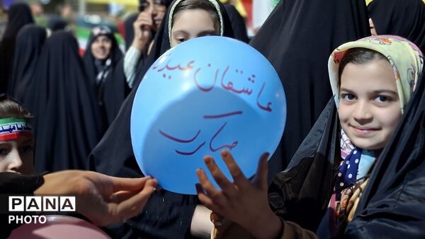 حضور کودکان در جشن غدیرِ رشتخوار؛ بازتاب تربیت علوی در سایه سار آرمان‌های انقلاب