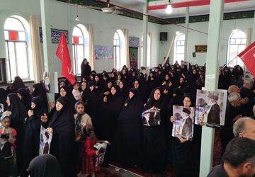 جاماندگان هوراند از وداع با رهبر شهید