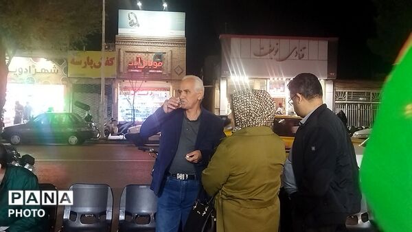 چایخانه امیر المومنین در چهل و یکمین شب از اجتماعات مردمی نیشابور 