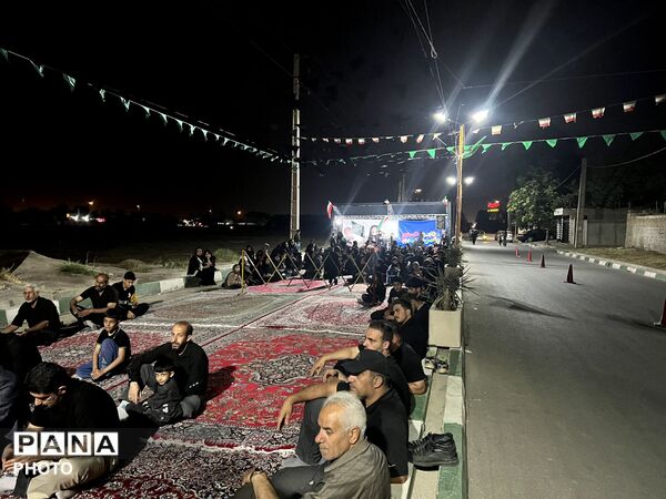 مراسم شور حسینی در ساوجبلاغ شهرک ینگی امام