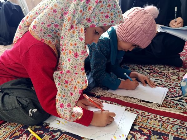 برپایی غرفه کودک در نمازجمعه شهرستان کاشمر 