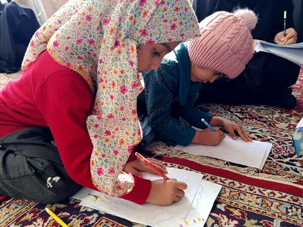 برپایی غرفه کودک در نمازجمعه شهرستان کاشمر 