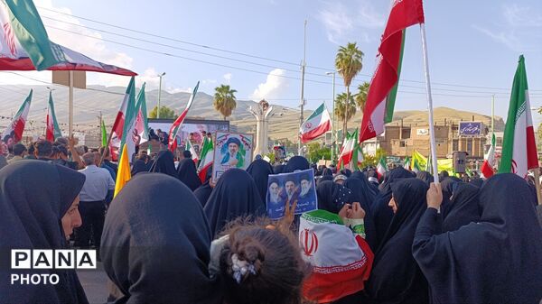 حضور پرشورو حماسی  جان فدایان در شهرستان پلدختر 
