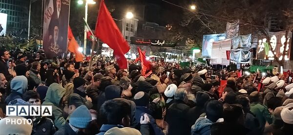 مراسم سومین شب قدر و اقامه عزای رهبر شهید در شهر بجنورد