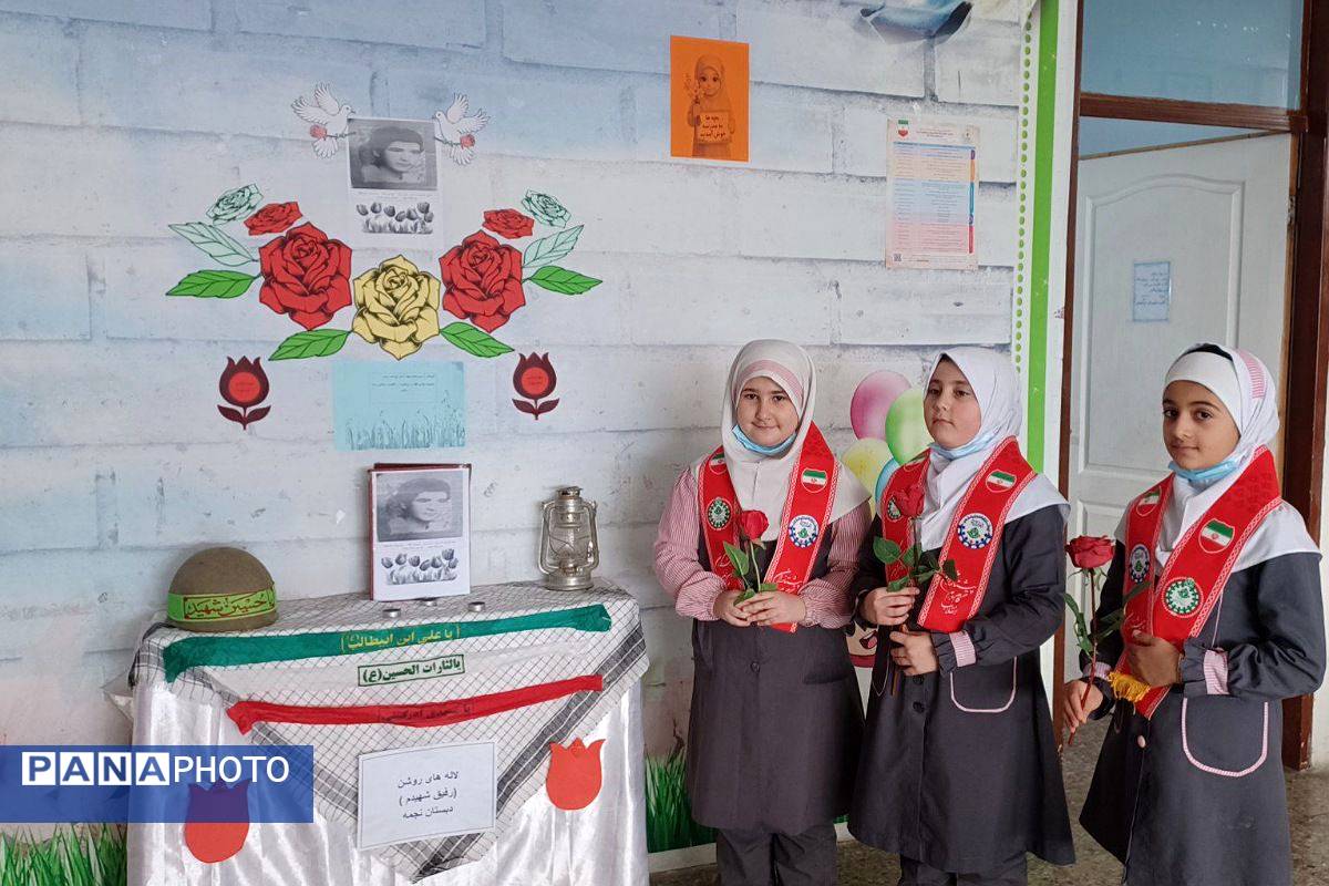 طرح "لاله‌های روشن"  در دبستان نجمه فیروزکوه 