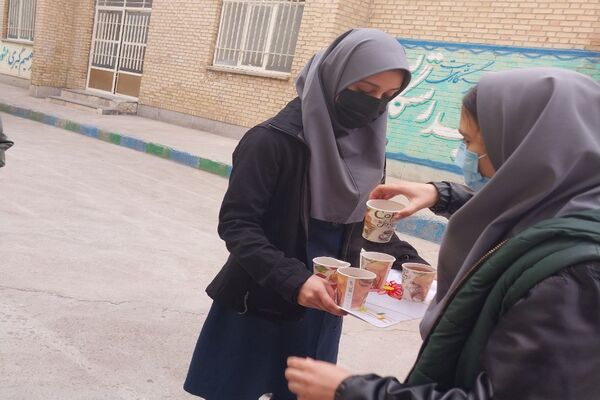 جشن عید مبعث در مدرسه فدک فاروج