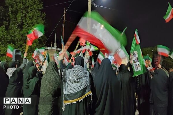 هم صدایی مردم شهر بار در حمایت از آرمان ها 