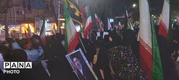 حضور گسترده و پرشور مردم انقلابی نیشابور در اجتماع خونخواهی رهبر انقلاب