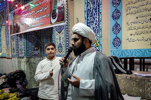 افتتاحیه اعتکاف دانش‌آموزی مسجد قمربنی هاشم باقرشهر 