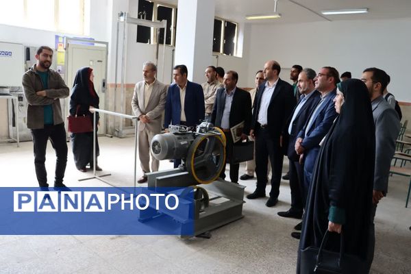 افتتاح هنرستان فنی‌وحرفه‌ای و کاردانش مهندس اصغر مشحون در ماهدشت