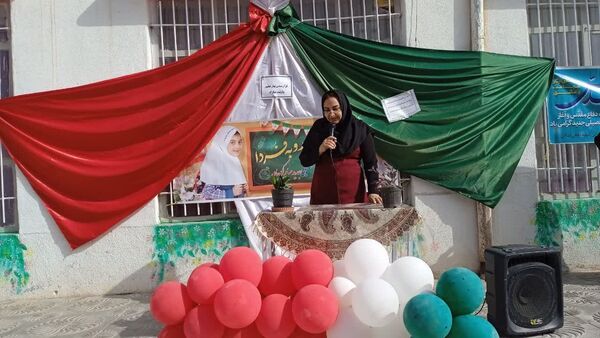نوگلان کلاس اولی روستای فدافن ، اولین روز مدرسه را جشن گرفتند