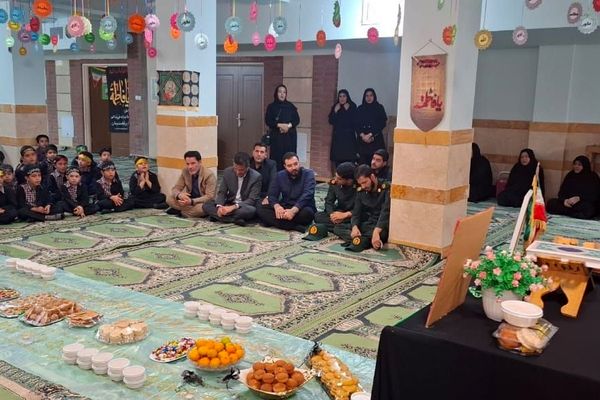 مراسم عزاداری ایام فاطمیه و بزرگداشت شهادت حضرت زهرا (س)  و افتتاح کلاس سایت دبستان شهید نوروزعلی حسینی