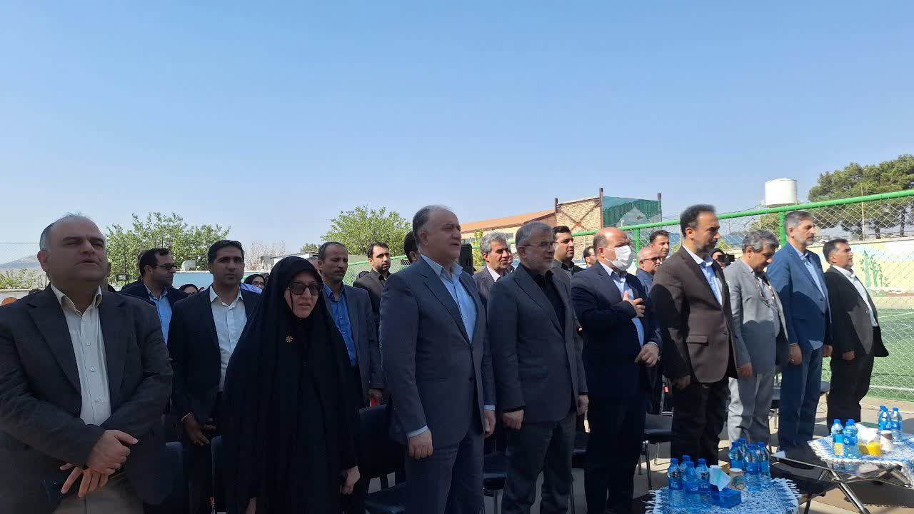 آیین متمرکز افتتاحیه 16 پروژه طرح «شهید سلیمانی» در دبستان شاهد شهید علافی‌ها ناحیه یک کرج
