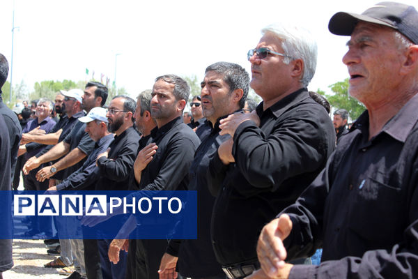 عزاداری تاسوعای حسینی در شهر درق 