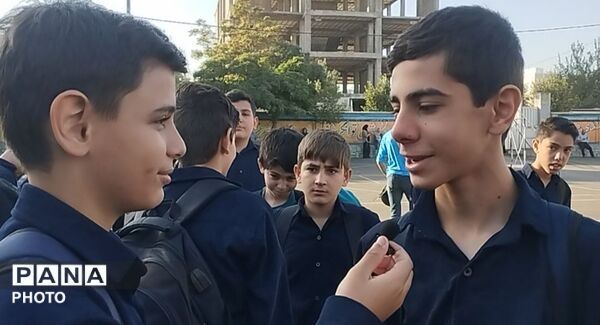  آغاز سال تحصیلی در راهنمایی شهید فاضلیان