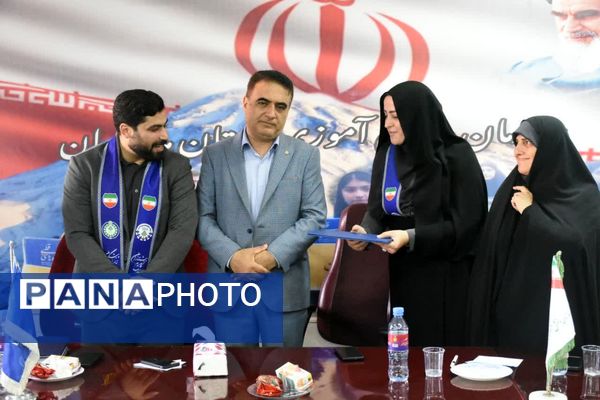 آیین تکریم و معارفه سرپرست سازمان دانش‌آموزی مازندران 