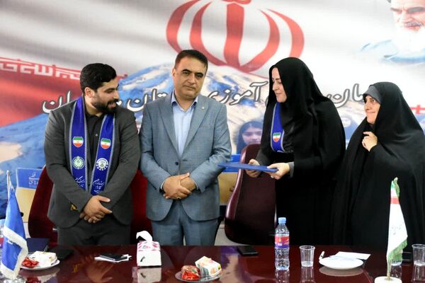 آیین تکریم و معارفه سرپرست سازمان دانش‌آموزی مازندران 