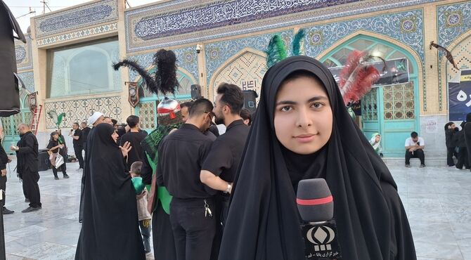 تجدید بیعت مشک به‌دوشان قم با علمدار کربلا در همایش فدائیان سقا 