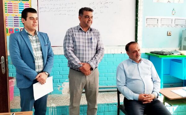بازدید مدیر آموزش و پرورش شهرستان کلات از مدارس روستاهای مرزی 
